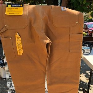 Men’s Carhartt Work Pants Brown 38x30